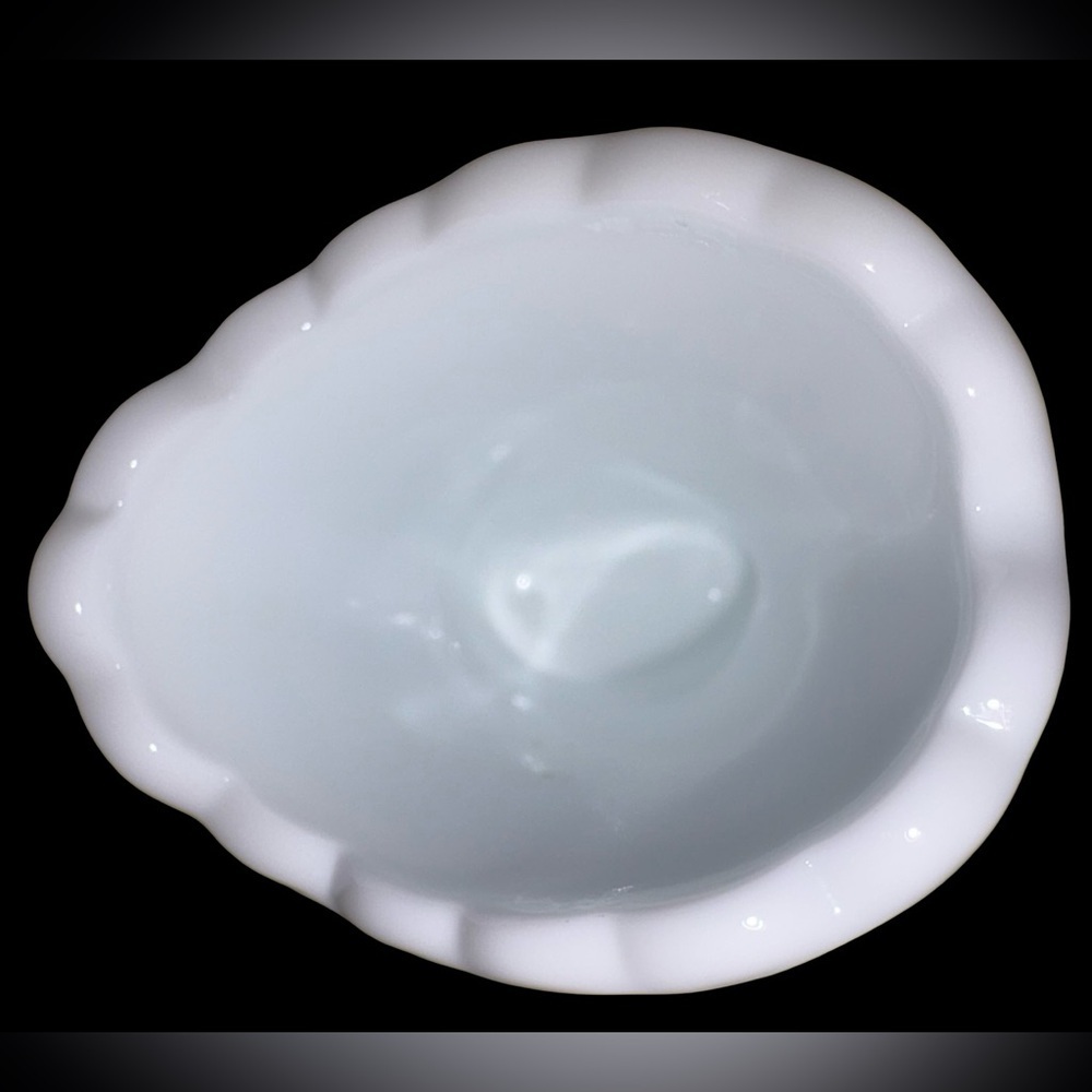 Vintage Fenton Milk Glass Victorian Boot (Vase) - Picture 6 of 11